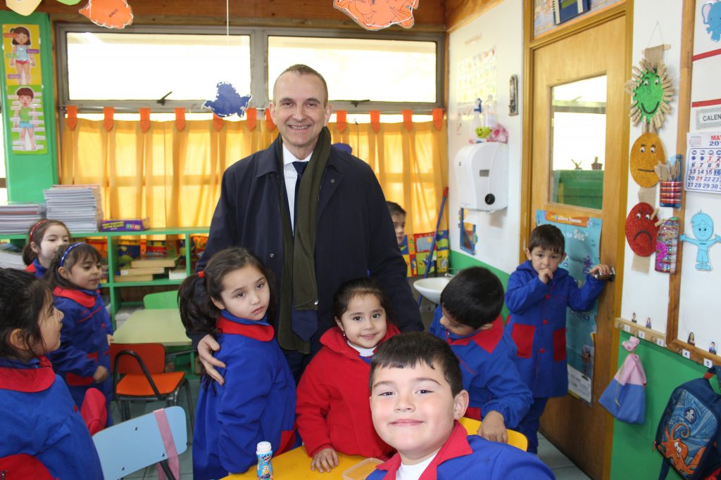 S.E. SIG. BATTOCCHI, AMBASCIATORE DELLA REPUBBLICA ITALIANA IN CILE VISITA LA SCUOLA ITALIANA DI CONCEPCION